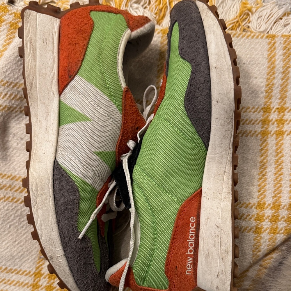New Balance White Athletic Sneakers - Picture 4 of 5